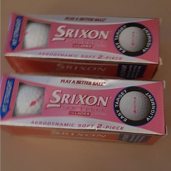 SRIXON *BNIB* Two (2) Box Sleeves LADIES Golf Balls * NEW Never Used - Picture 7 of 8